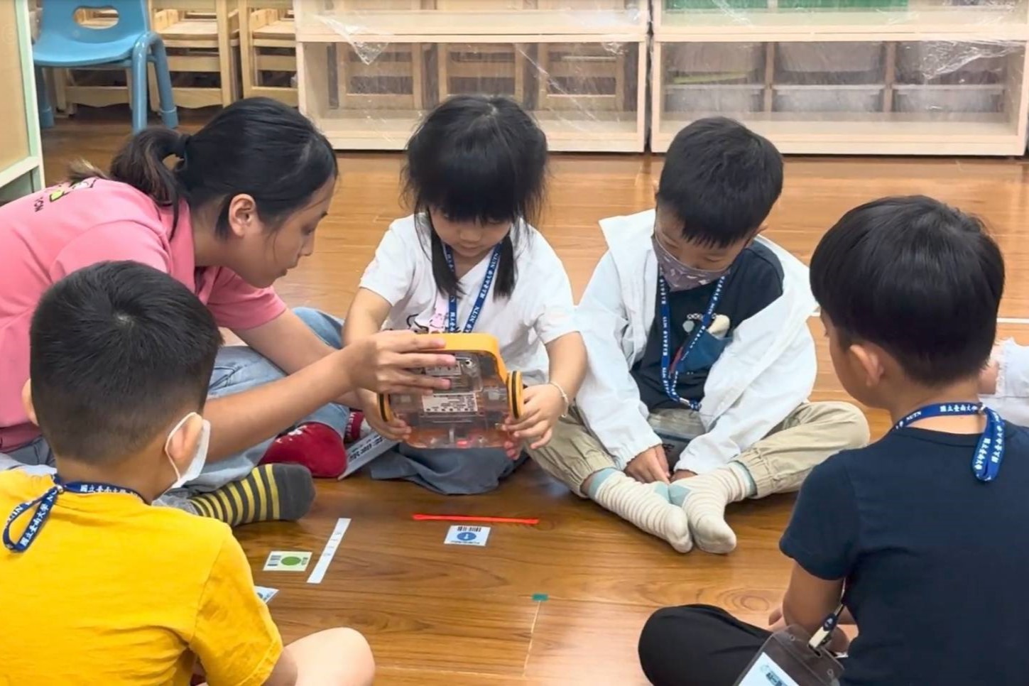 南大幼教系師資生設計課程同時結合幼兒園的日常作息與教學節奏,營造符合幼兒身心發展的學習環境。