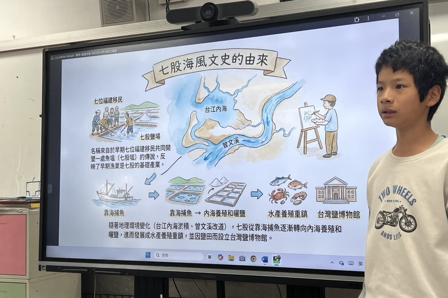 南大師資生觀摩樹林國小學生發表結合 AI 與在地文化的專題成果,展現自信表達與學習成果