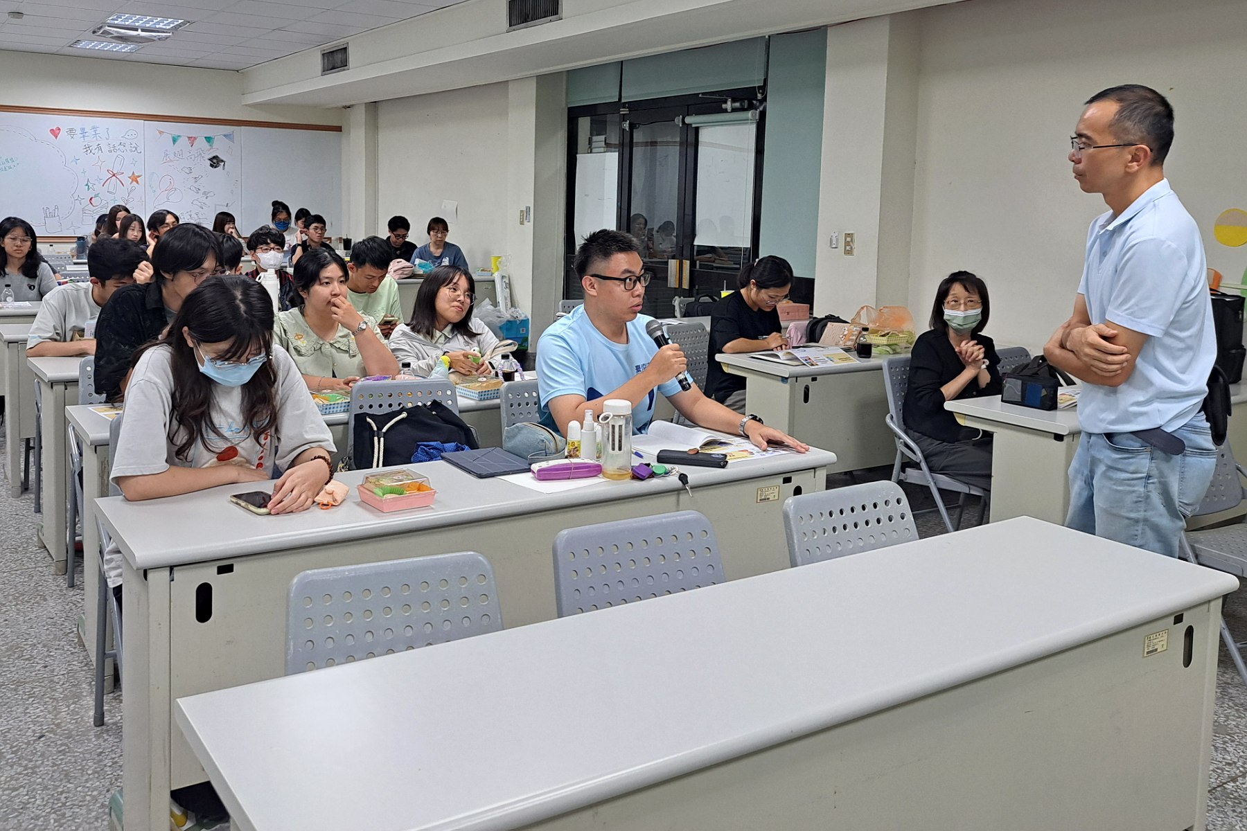 南大學生於偏鄉教育人才培育講座踴躍提問,透過交流深化社會情緒學習與教育陪伴的理解。