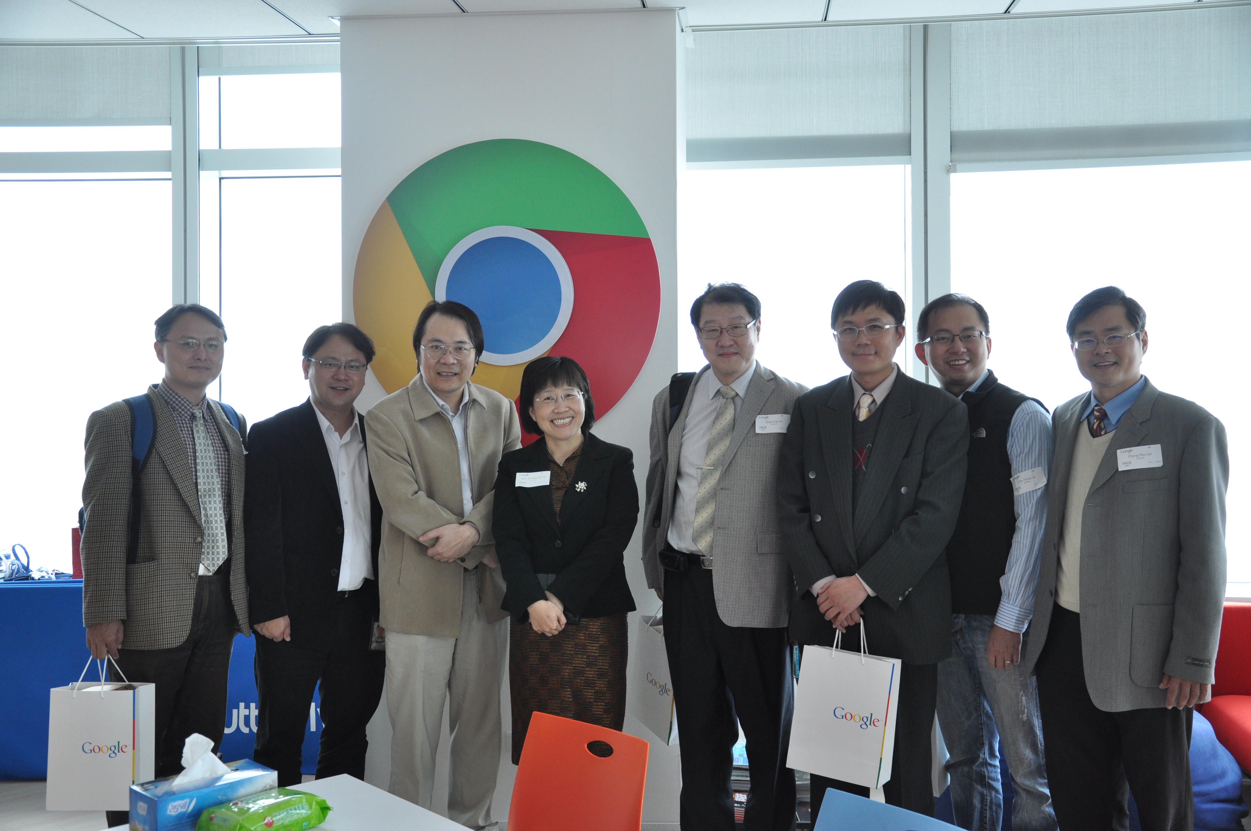 南臺灣國立大學研發策略聯盟Google+ Hangouts平台啟用儀式(2012.3.2)