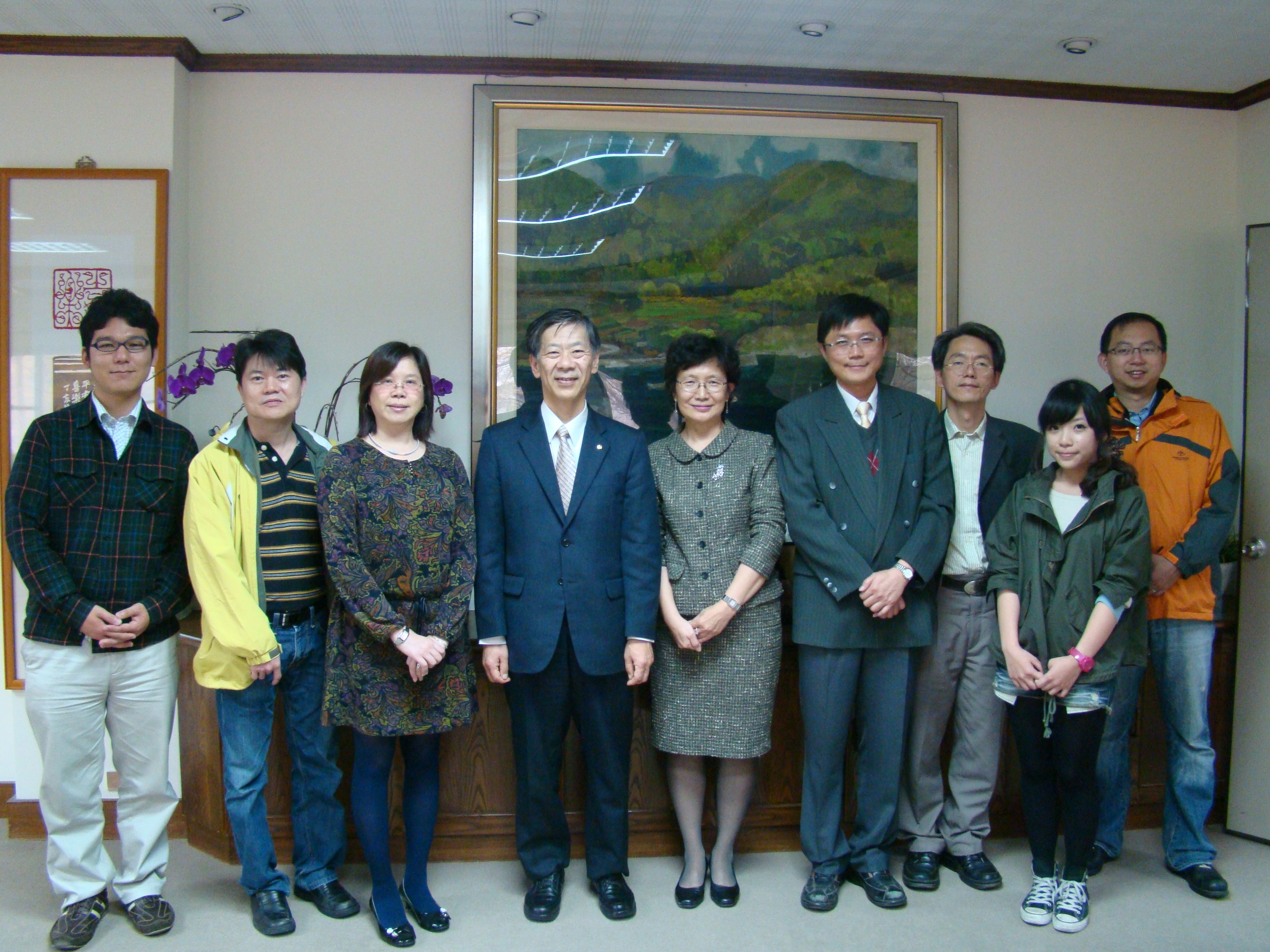 日本大阪府立大學Prof. Hiroshi Tsuji來訪並商談雙聯學制事宜(2012.3.9)