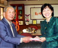 日籍校友心繫南大　多次捐款感恩母校