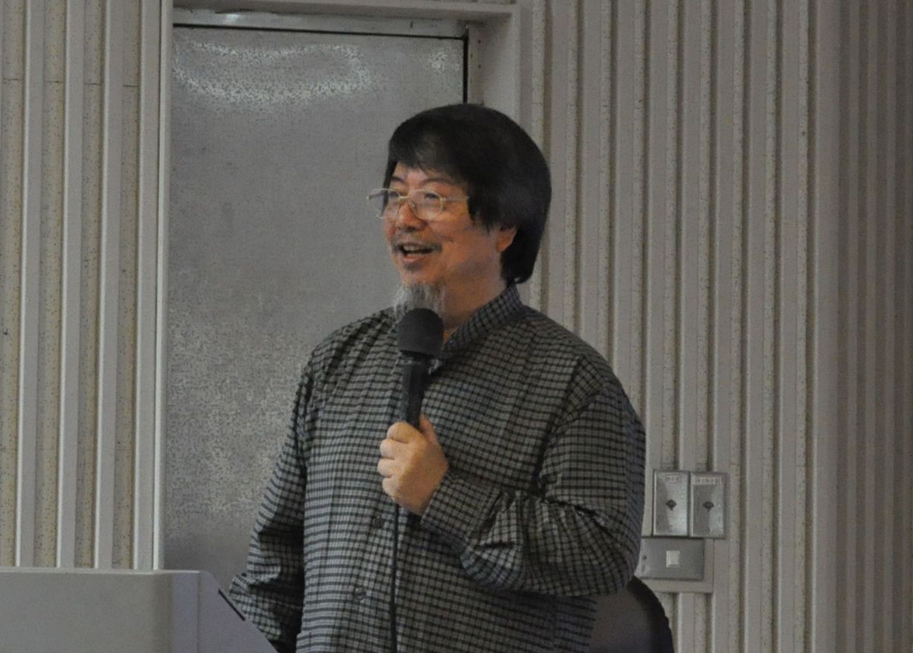 南大生和康原老師  一起在八卦山下遇到賴和(2015.3.27)