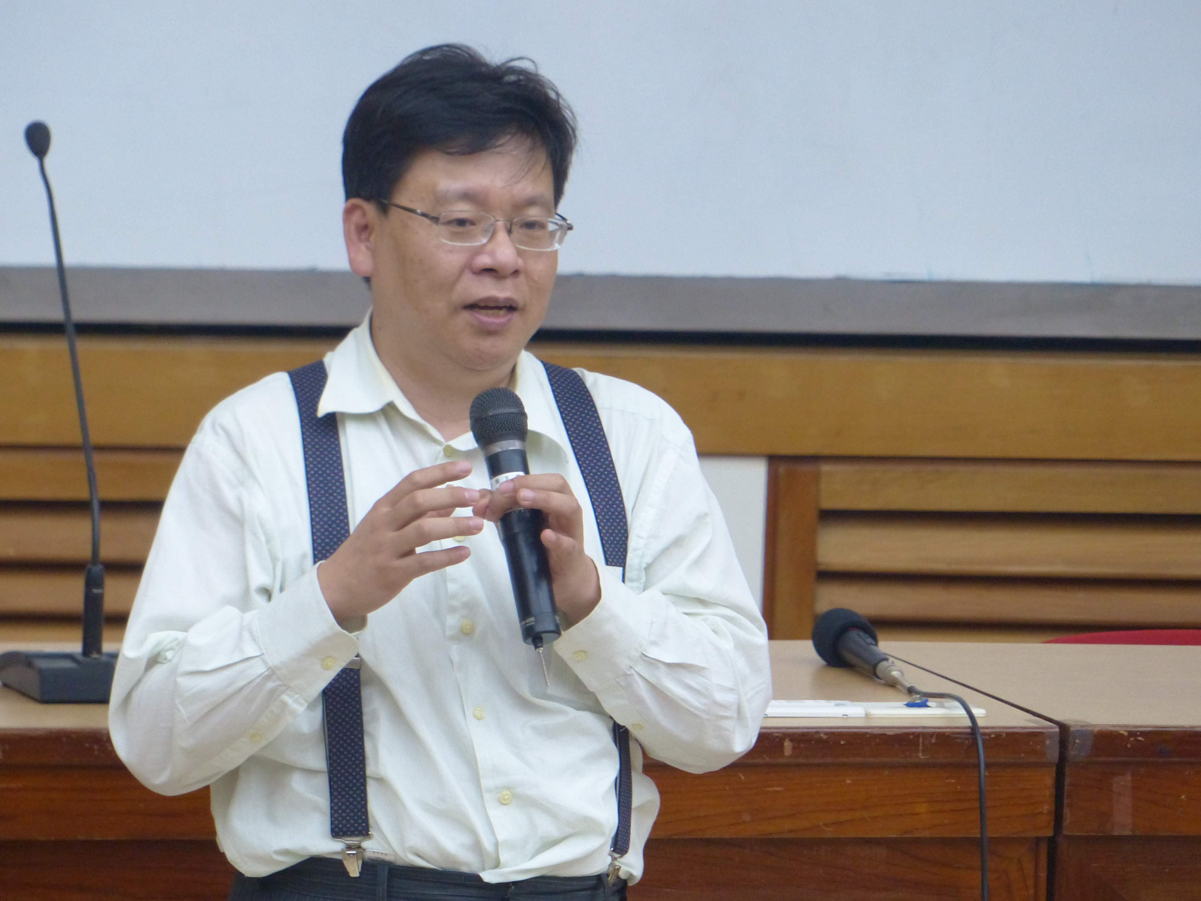 科技部林一平次長和南大學子暢談文創與產業(2015.6.16)