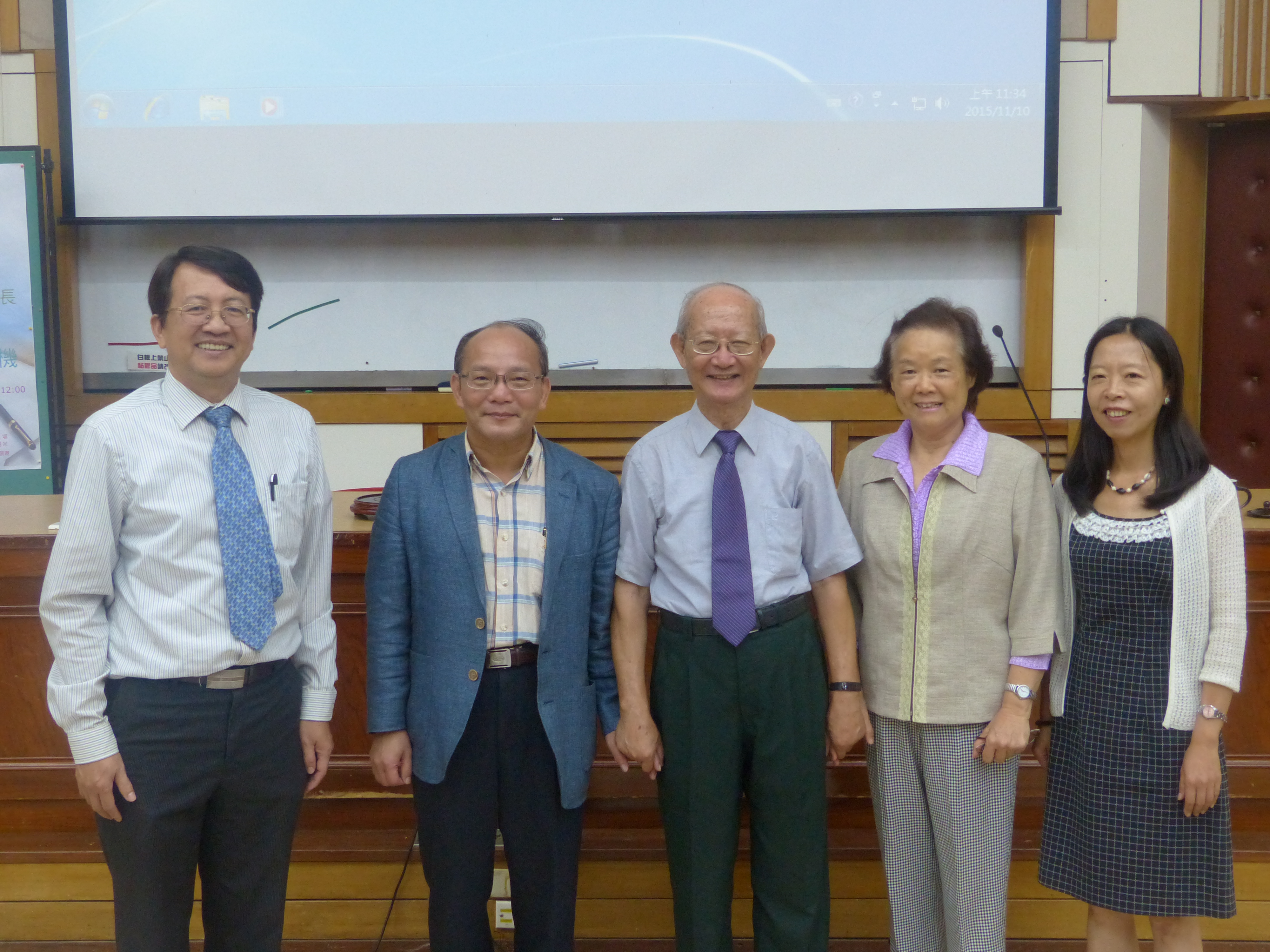 南大前校長陳英豪與學子暢談「人生的危機與轉機」(2015.11.10)