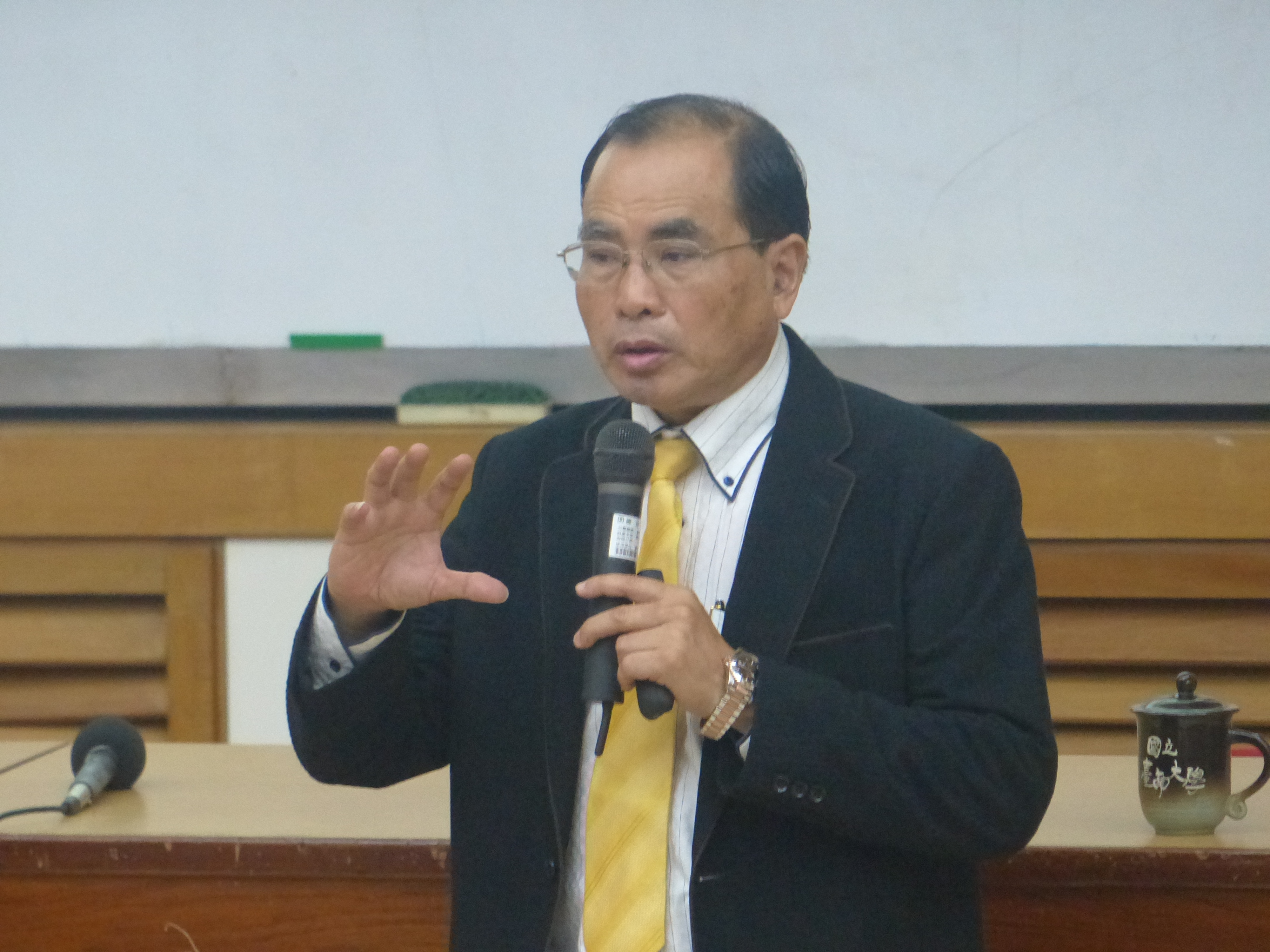 臺灣科學工業園區科學工業同業公會南區辦事處郭春暉處長南大開講(2016.4.26)