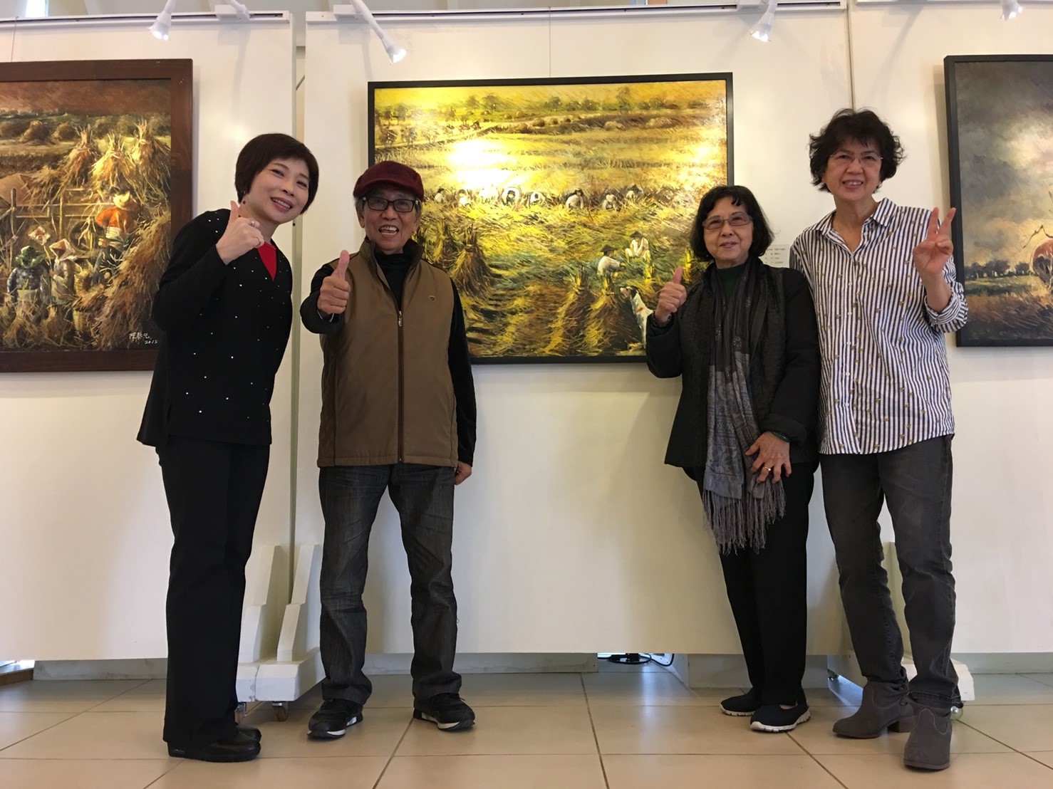 《視象 心象 意象》南大香雨書院舉辦陳泰元校友油畫創作展(2018.1.11)