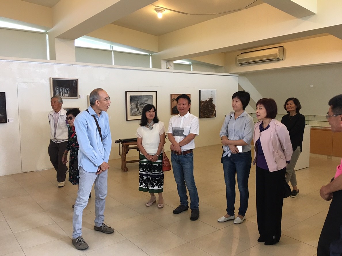 臺南大學博物館香雨書院舉辦「旅笠道中―顏頂生作品文件展」(2018.11.28)