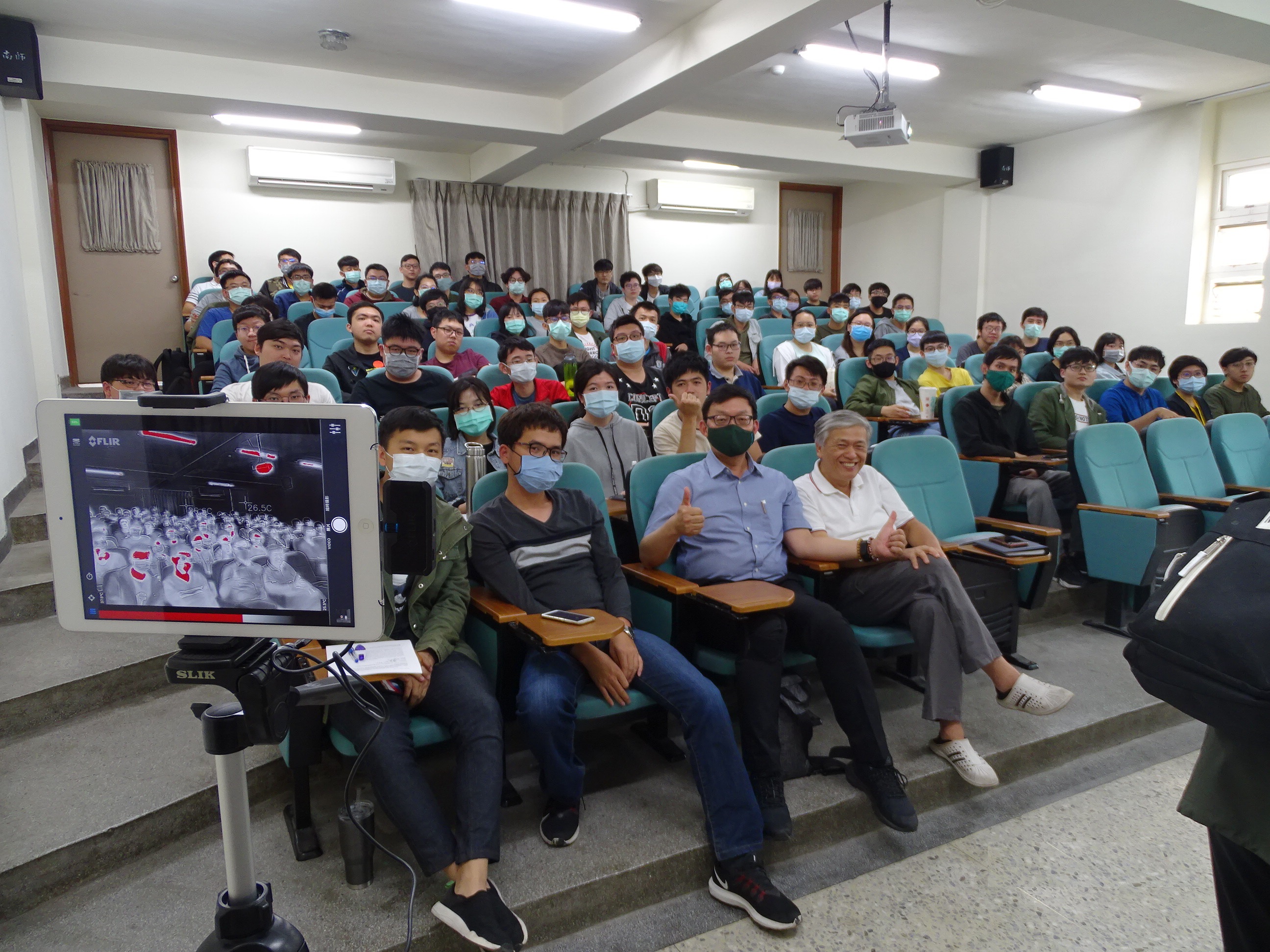 南大材料科學系自組熱像儀 提供防疫二次保障(2020.4.1)